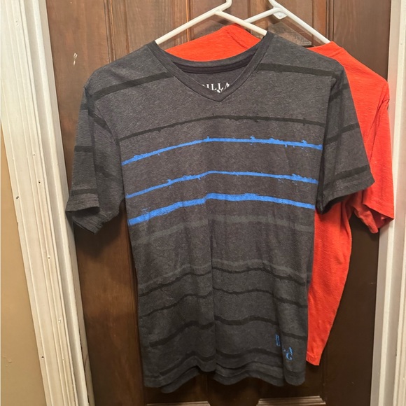 Set of 2 Boys Large Size 16 Short Sleeve Shirts: Red Camel & Billabong - Picture 6 of 9